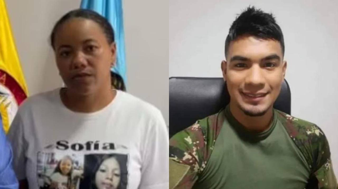 Leidy Zúñiga, madre de Sofía Delgado y el presunto asesino, Brayan Campo.