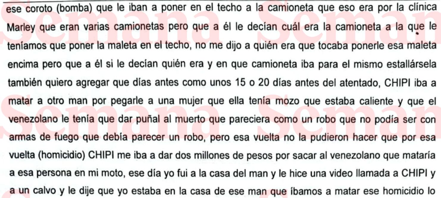 Cristian Camilo González, involucrado en el atentado a Miguel Uribe Turbay