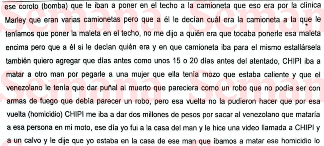 Cristian Camilo González, involucrado en el atentado a Miguel Uribe Turbay