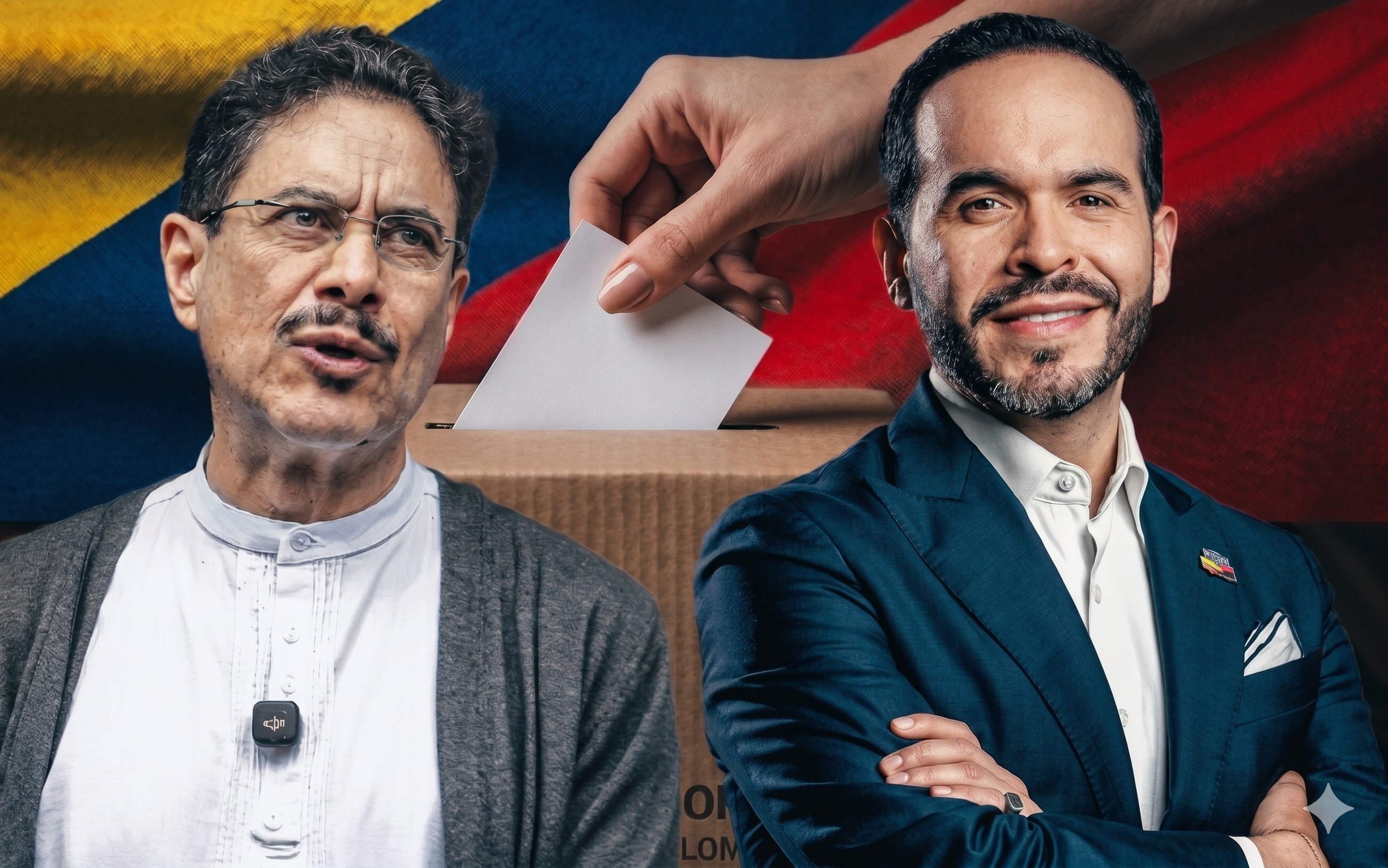 Iván Cepeda, del Pacto Histórico, y Abelardo De La Espriella, de Defensores de la Patria, se miden en la segunda vuelta de las elecciones de Colombia.