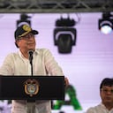 El presidente de la República, Gustavo Petro, en Buenaventura.
