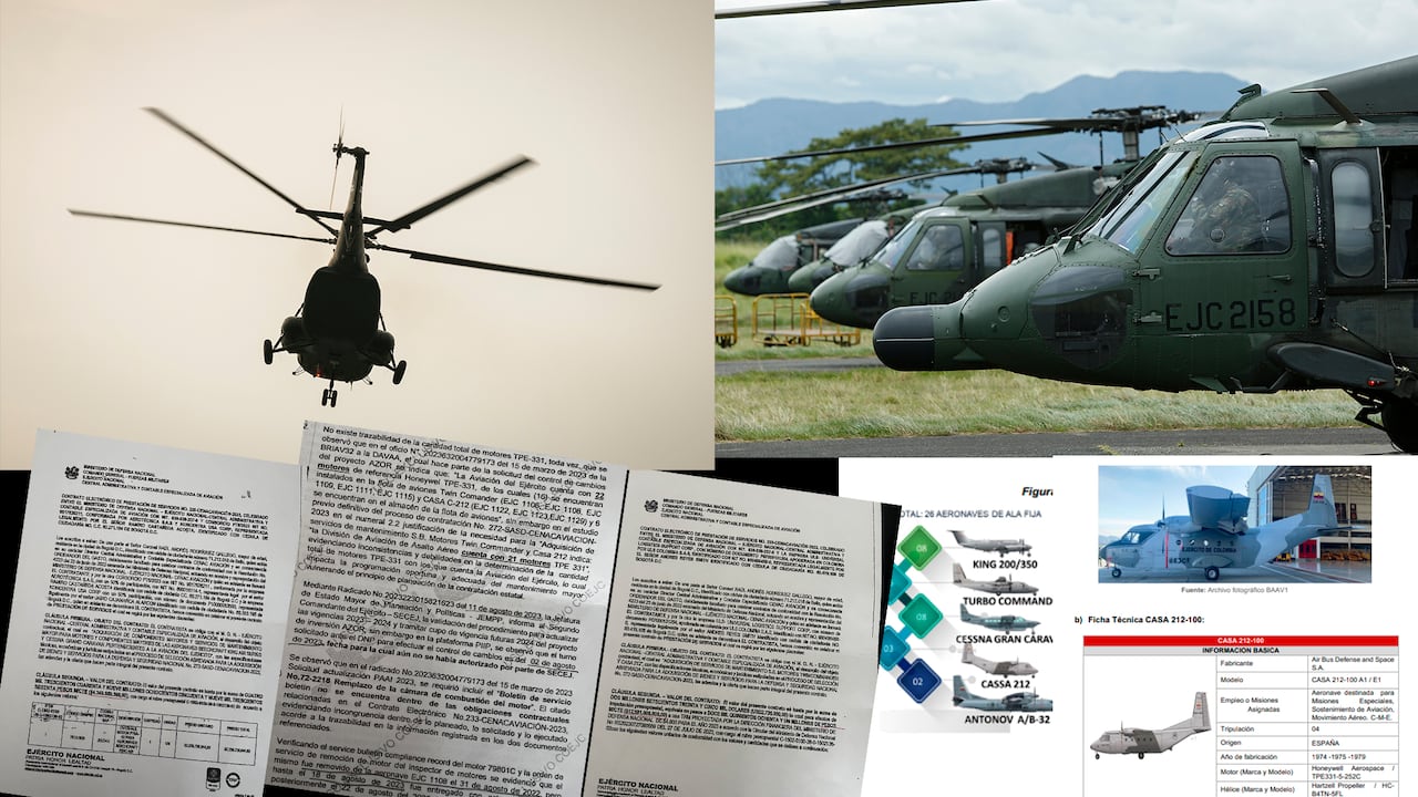 Estos son los documentos secretos que advierten posibles hechos de corrupción en mantenimiento y compra de repuestos de los helicópteros del Ejército.