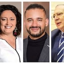 De izquierda a derecha los senadores de la Alianza Verde: Ariel Ávila, Angélica Lozano, Inti Asprilla e Iván Name.