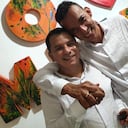 Alexander Trujillo y Sebastián García en la celebración de su boda el pasado 19 de marzo del 2021