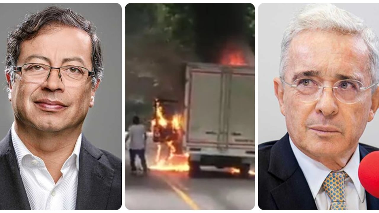 Álvaro Uribe y Gustavo Petro chocan por el paro armado del Clan del Golfo