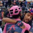 Egan Bernal y Daniel Martínez