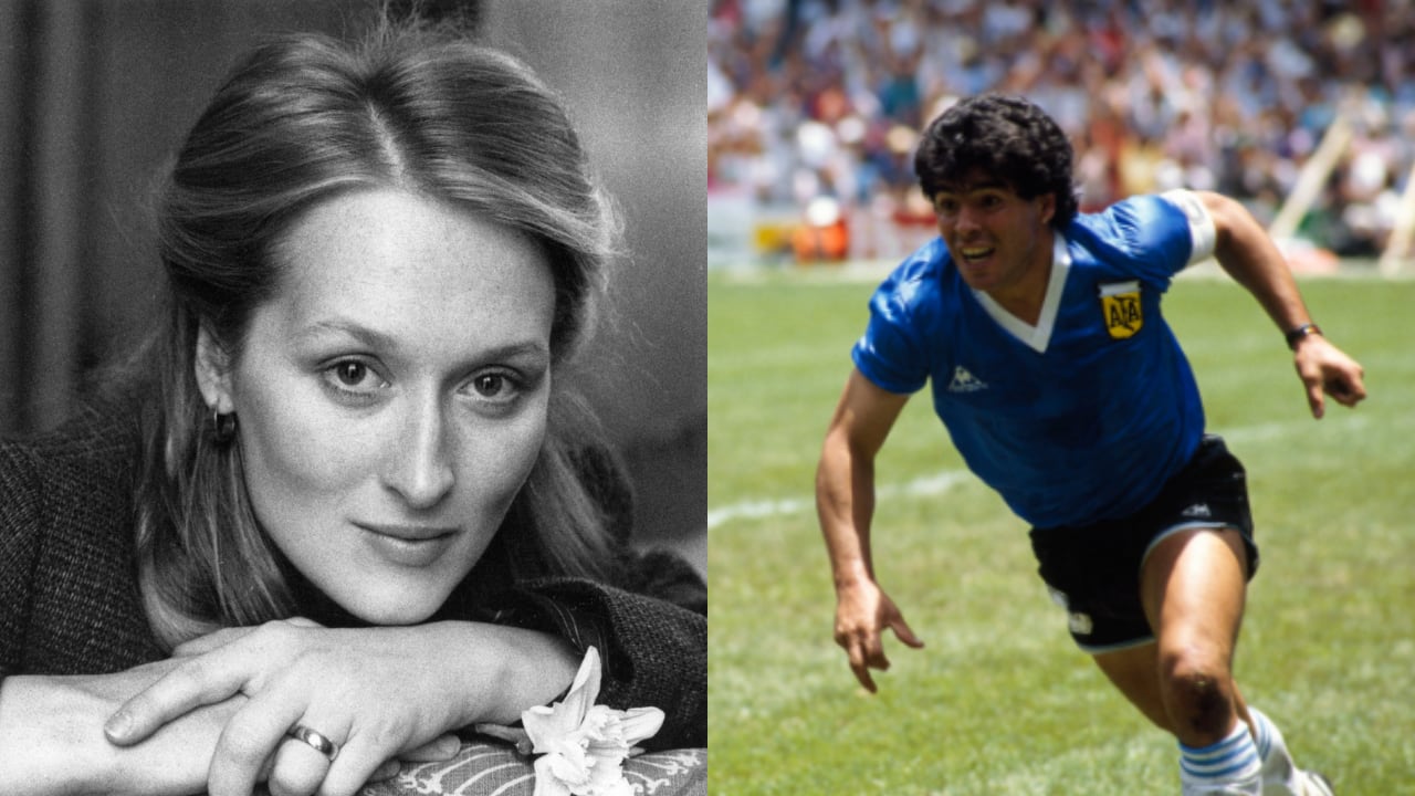 Un día como hoy, Meryl Streep y Maradona fueron protagonistas, la primera en 1949 y el segundo en 1986.