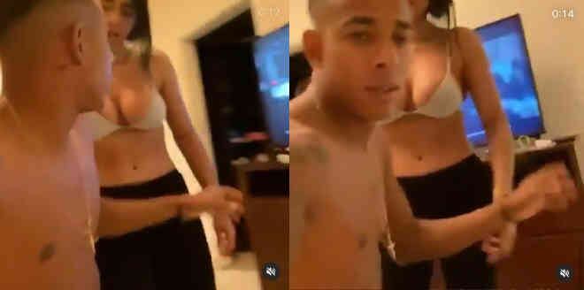 Imágenes de la denuncia de Daniela Cortés.