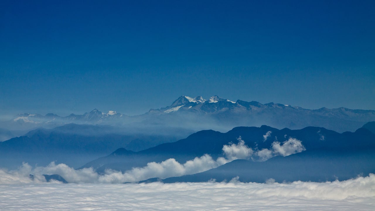 En la Sierra Nevada de Santa Marta está la montaña más alta de Colombia.