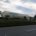 Este es uno de los tanques de oxígeno que está quieto en los bloqueos de vías que se presentan en el país