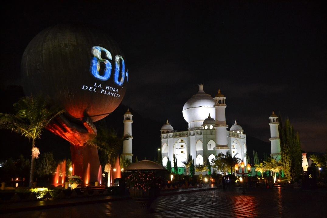 Celebración de la hora del planeta en Colombia
