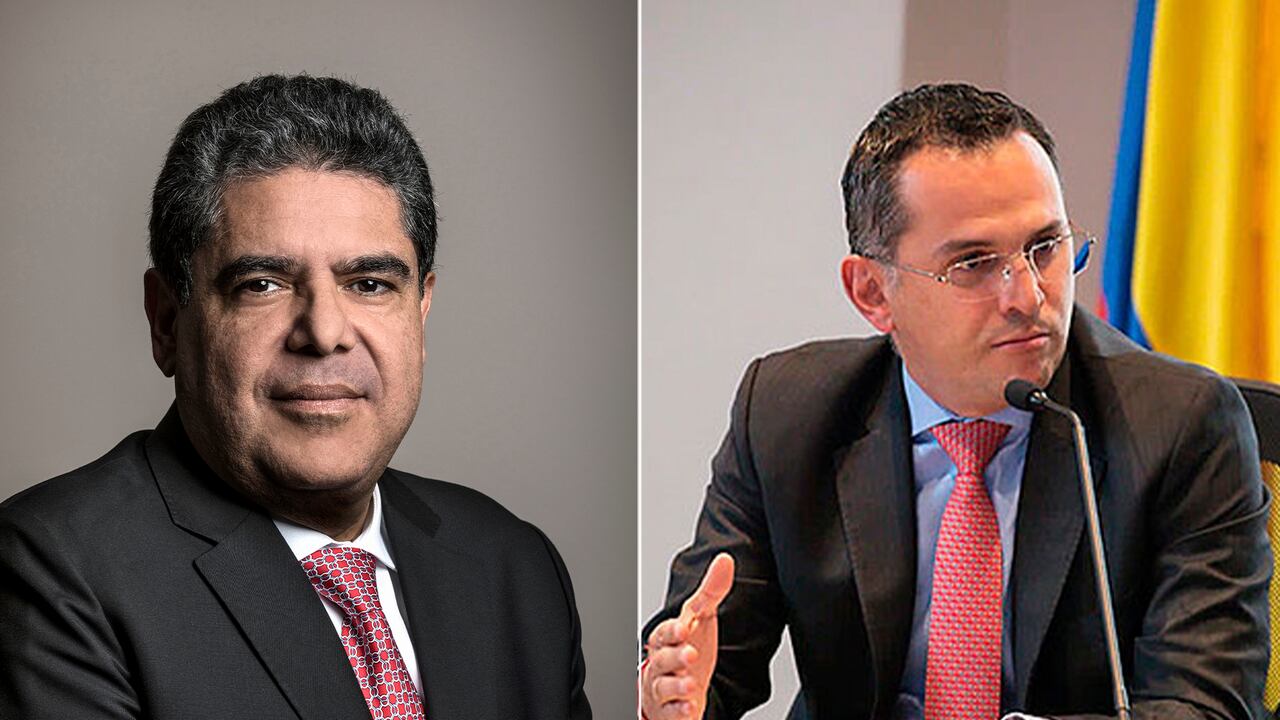 contralor general, Carlos Hernán Rodriguez y el contralor distrital Julian Ruiz