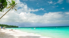 Playa blanca en Isla de Barú