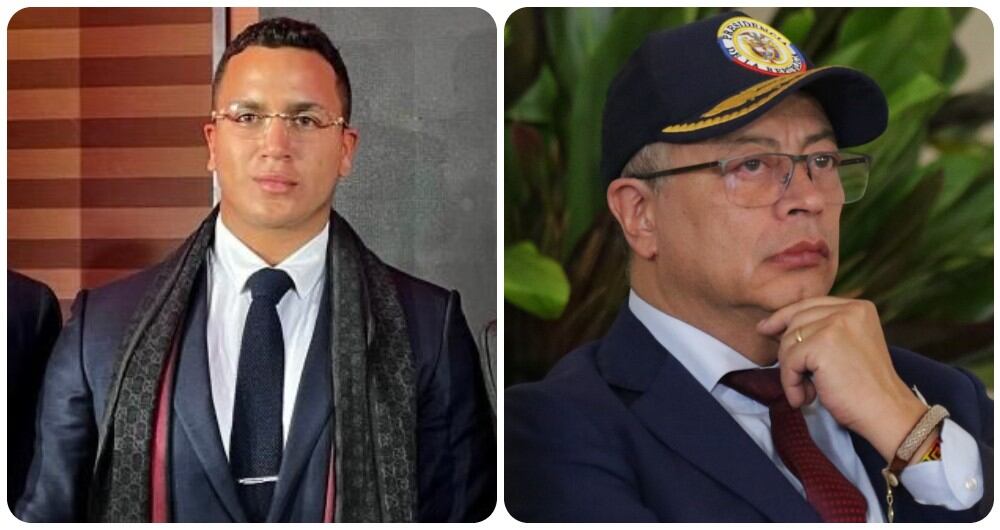 Omar Hernández y Gustavo Petro.