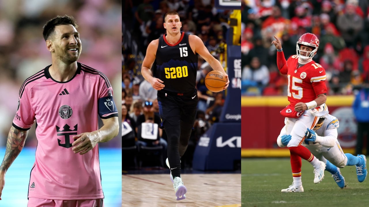 Messi, MLS; Jokic, NBA y Mahomes, NFL