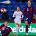 Linda Caicedo en la semifinal de la Supercopa de España ante Barcelona