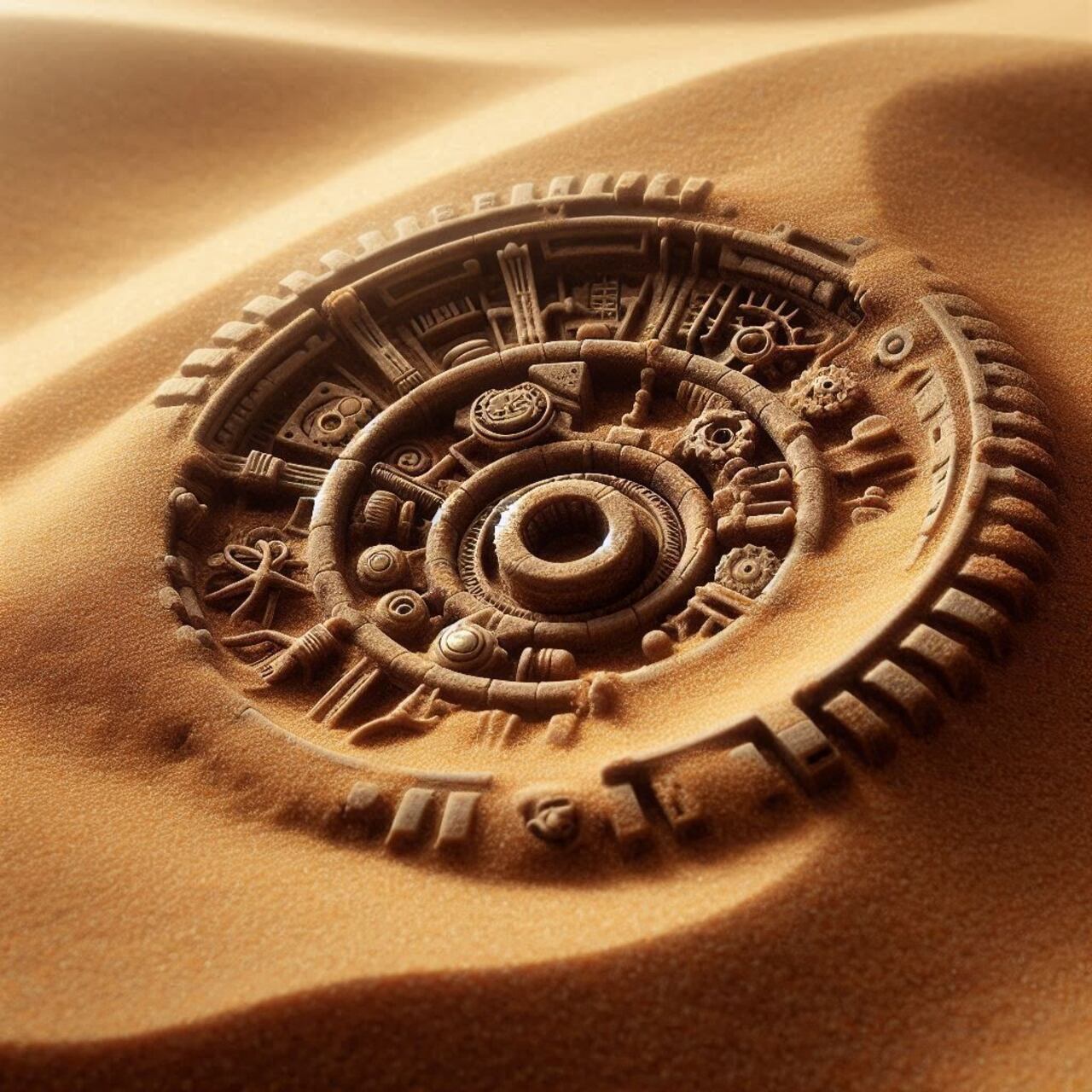 La IA sugiere que las señales extrañas detectadas podrían provenir de dispositivos alienígenas bajo la superficie desértica.