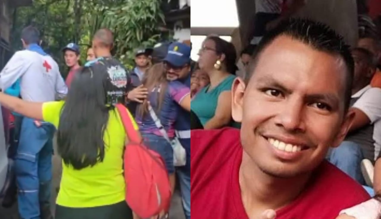 El hombre fue rescatado por los organismos de socorro.