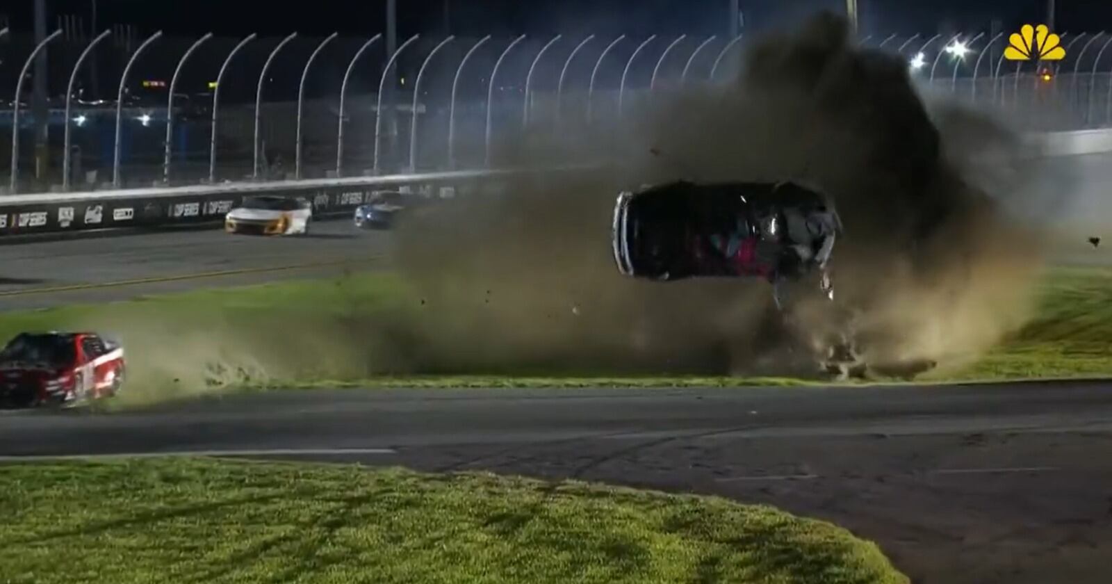 Momento donde el carro empezó a dar vueltas.