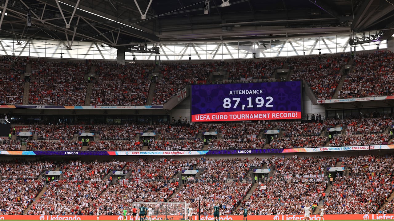 El estadio de Wembley impuso un nuevo récord en la Eurocopa Femenina 2022