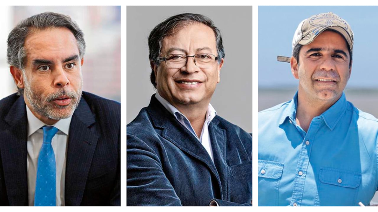 Armando Benedetti, Gustavo Petro y Álex Char.