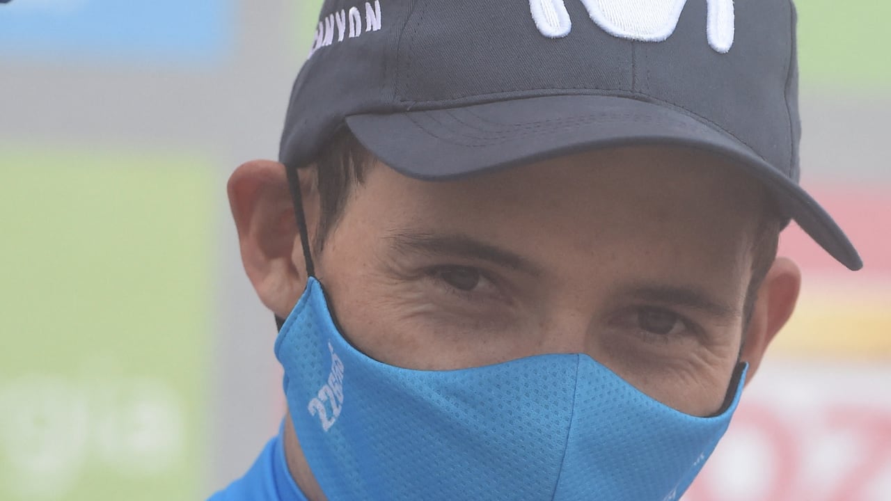 Miguel Ángel López, en la Vuelta a España 2021