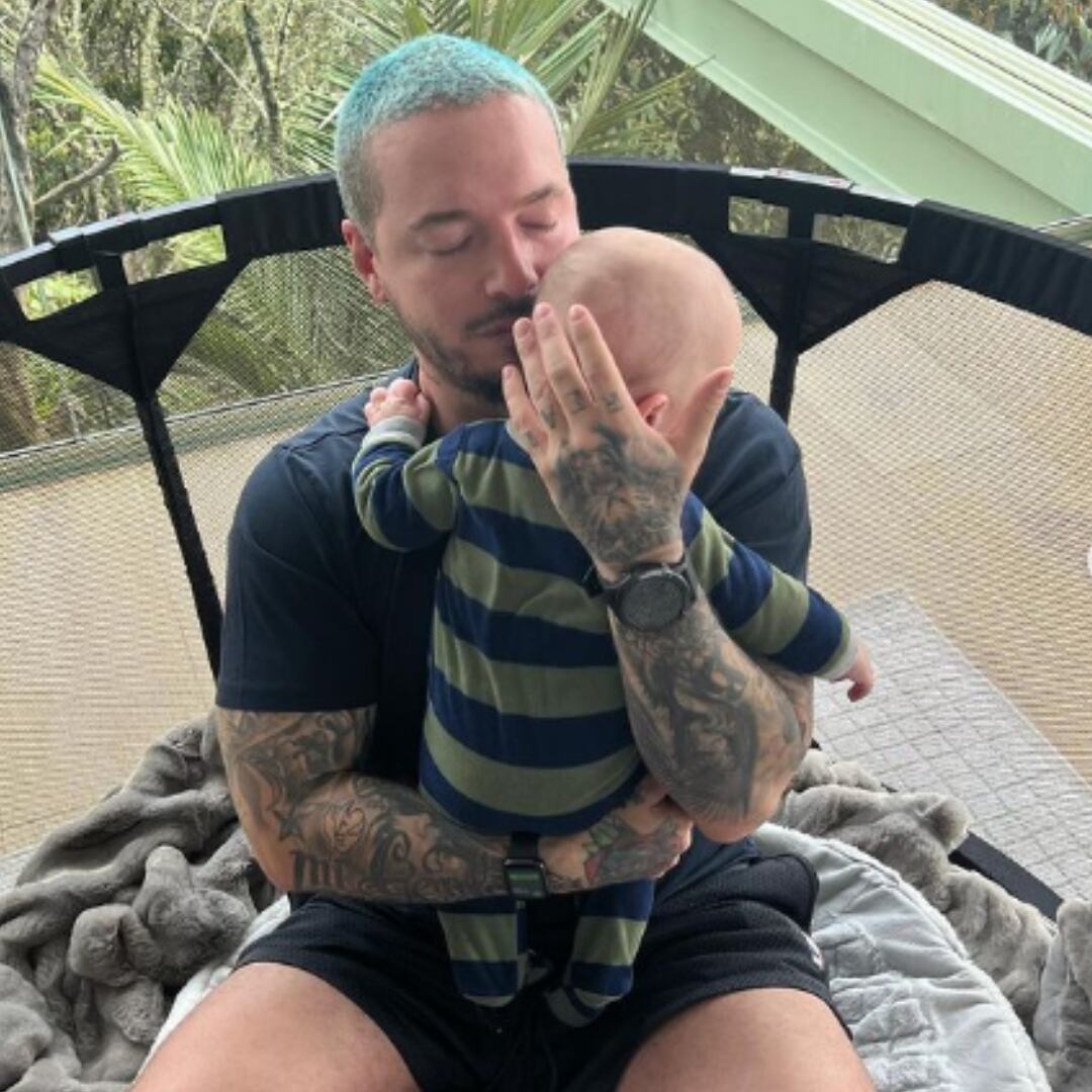 J Balvin había mantenido el rostro de su hijo en secreto