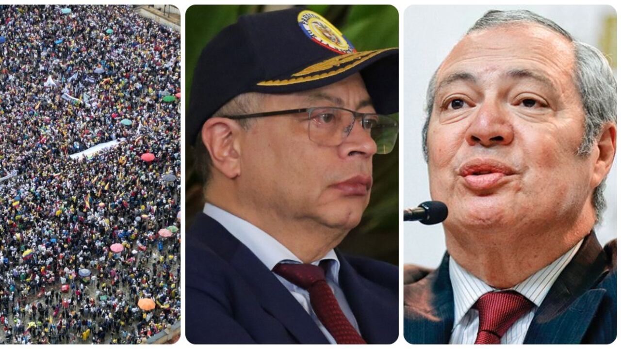 Gustavo Petro e Iván Name y las movilizaciones de este 21 de abril.