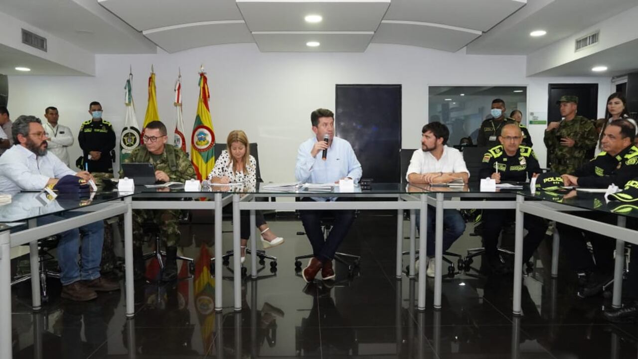 Consejo de Seguridad en Barranquilla liderado por el Ministerio de Defensa.
