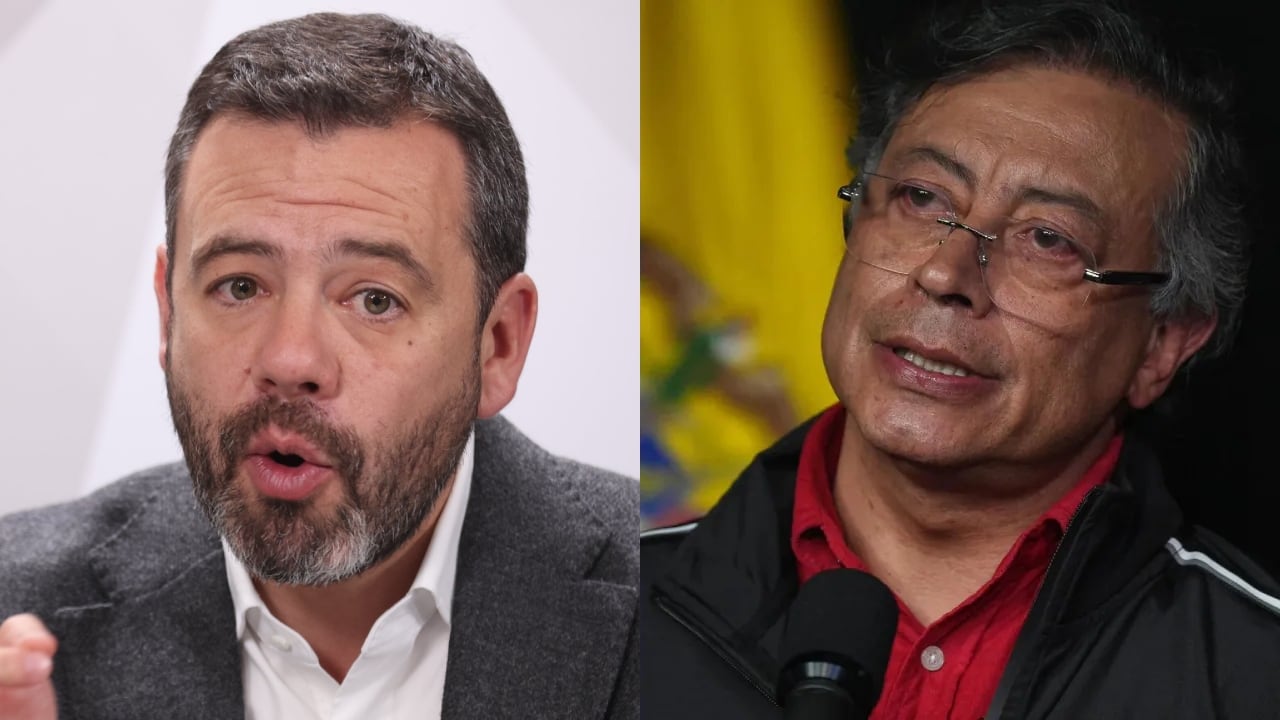 Carlos Fernando Galán, alcalde de Bogotá, y el presidente Gustavo Petro.