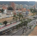 Obras de construcción del Metro de Bogotá en la Avenida Caracas con Calle 45