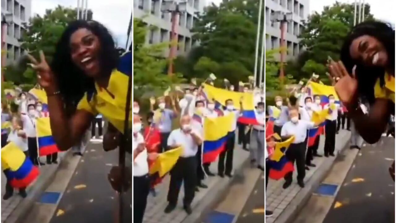 Caterine Ibargüen en Tokio 2020. Foto: Capturas de pantalla del Instagram
triplecibarguen
