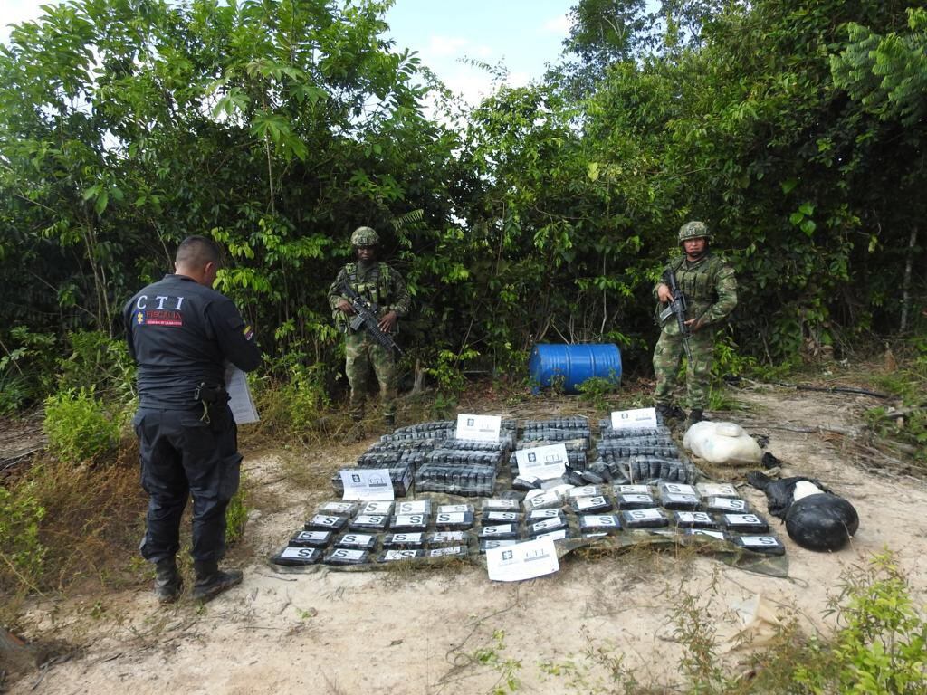 Desmantelado laboratorio de procesamiento de drogas.