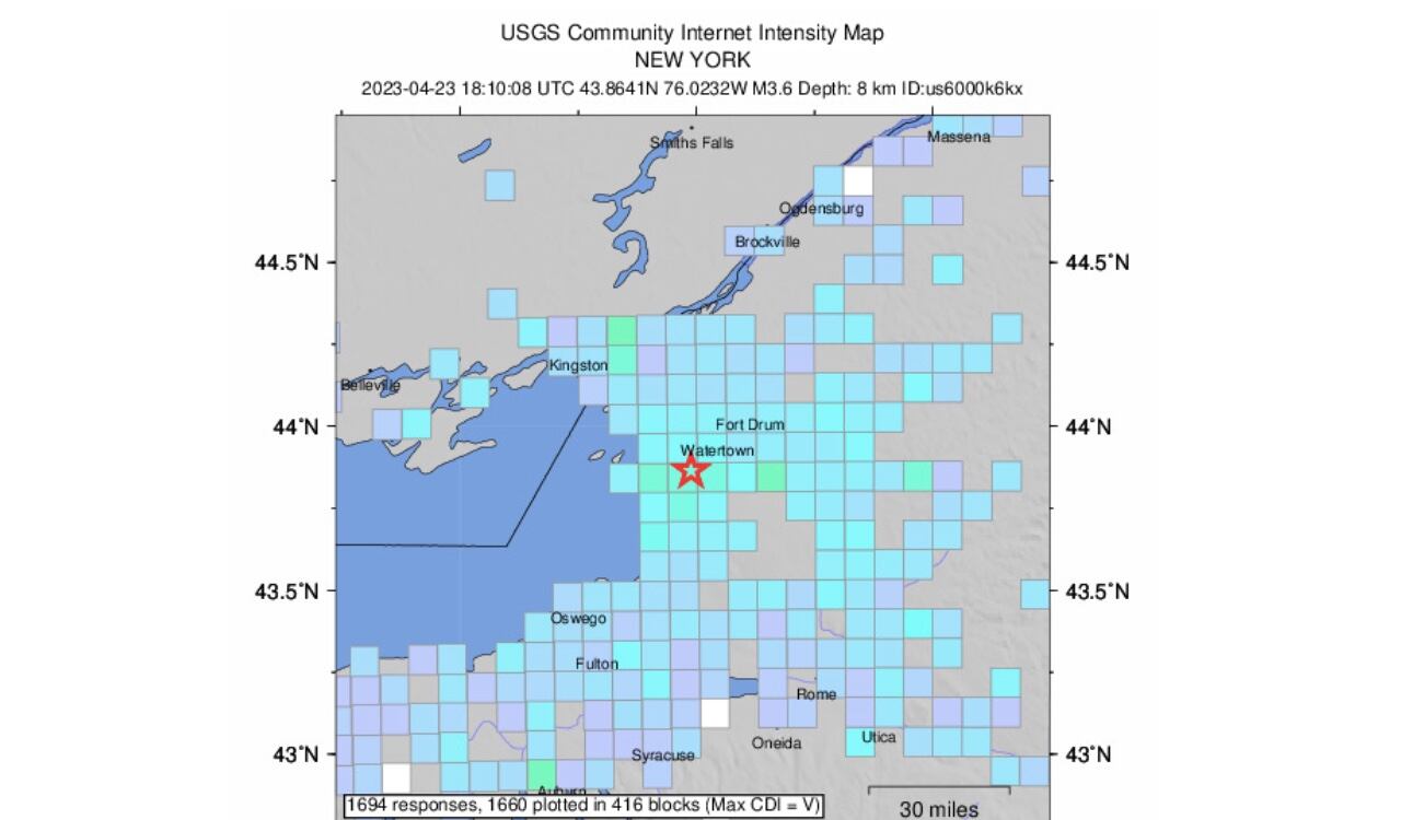 Aunque el sismo fue de baja intensidad, sí se sintió en varias poblaciones por parte de sus habitantes