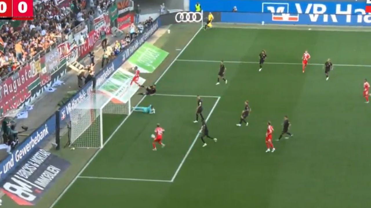 El gol que desperdició Lucho Díaz.