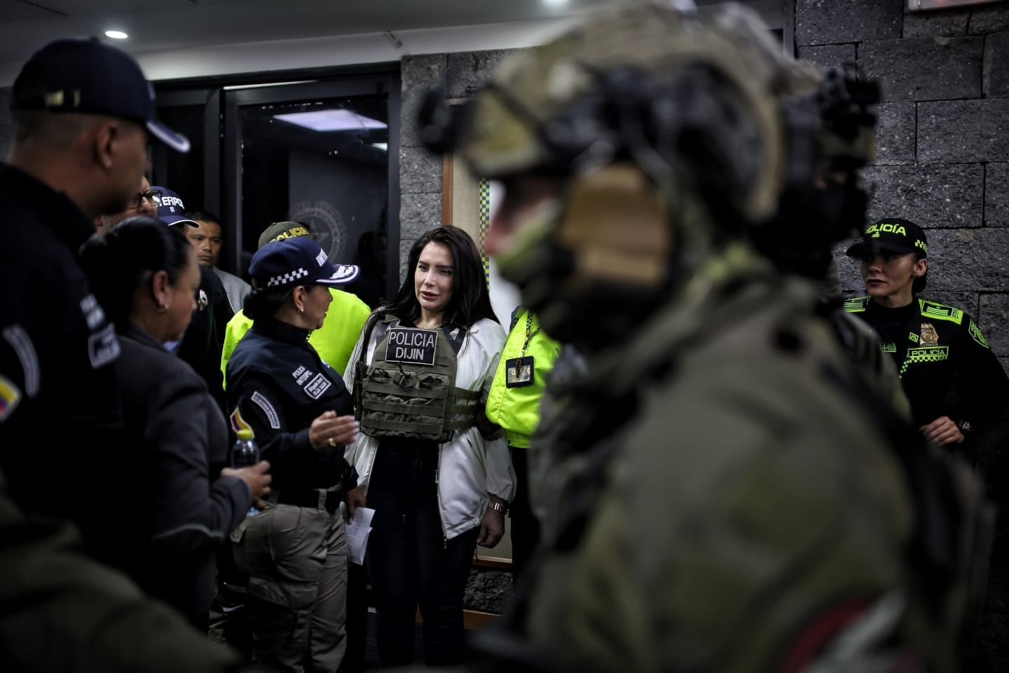 Aida Merlano  llegada su deportación de Venezuela