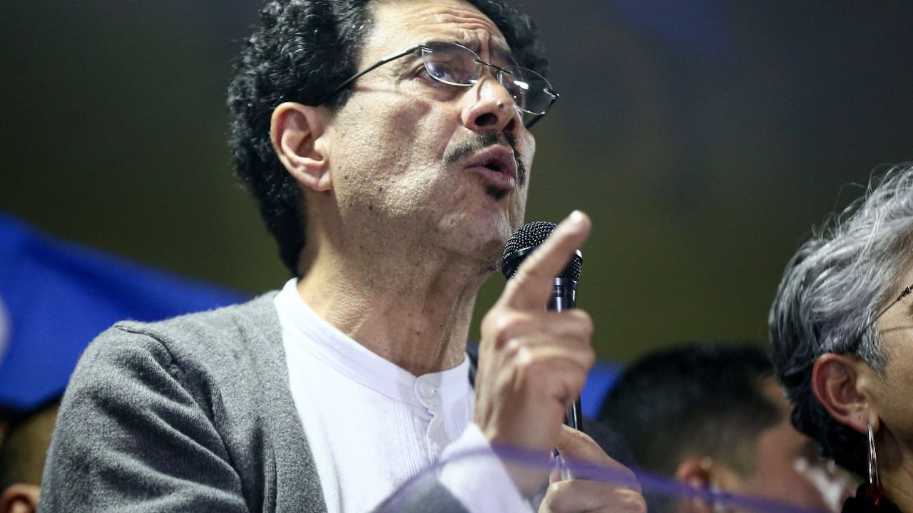 Iván Cepeda habló desde la sede del Polo Democrático en Bogotá.