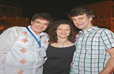 Jaime Abello, Cristina Fuentes La Rocha y Fernando Torres.
