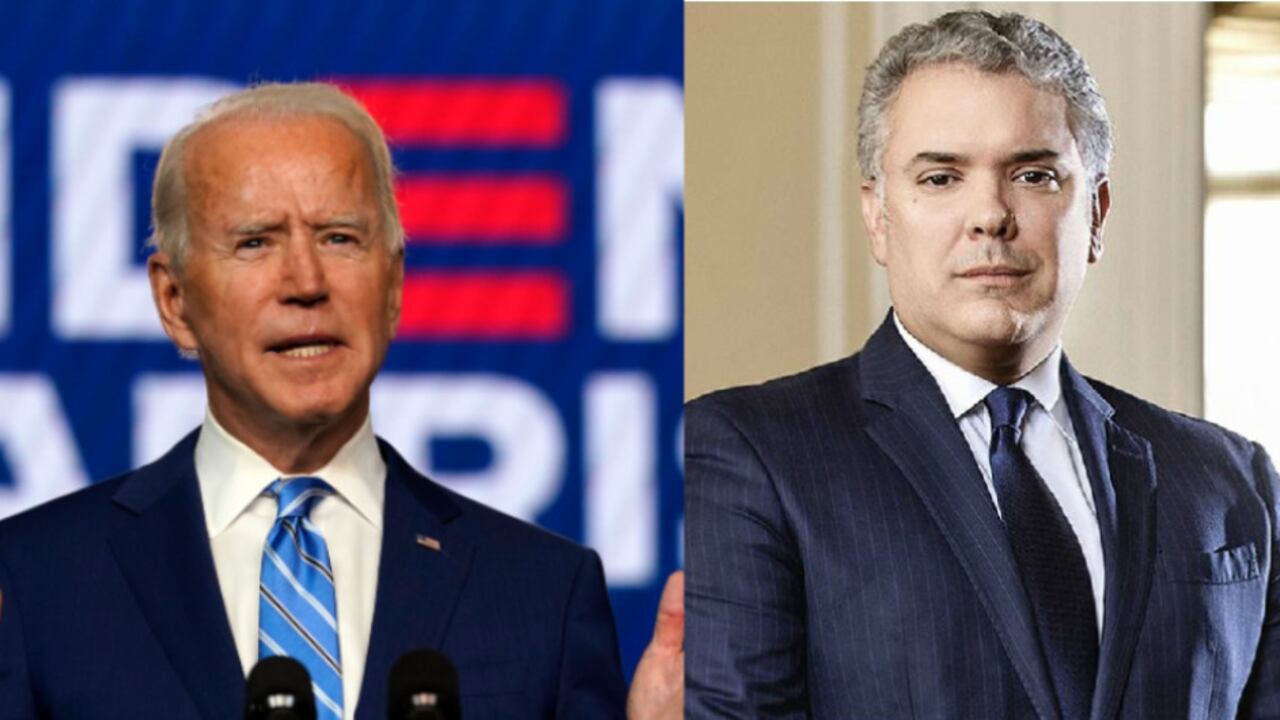 Iván Duque Felicita a Joe Biden por su triunfo