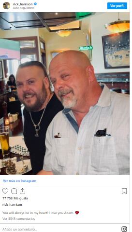 Foto: Instagram @rick_harrison