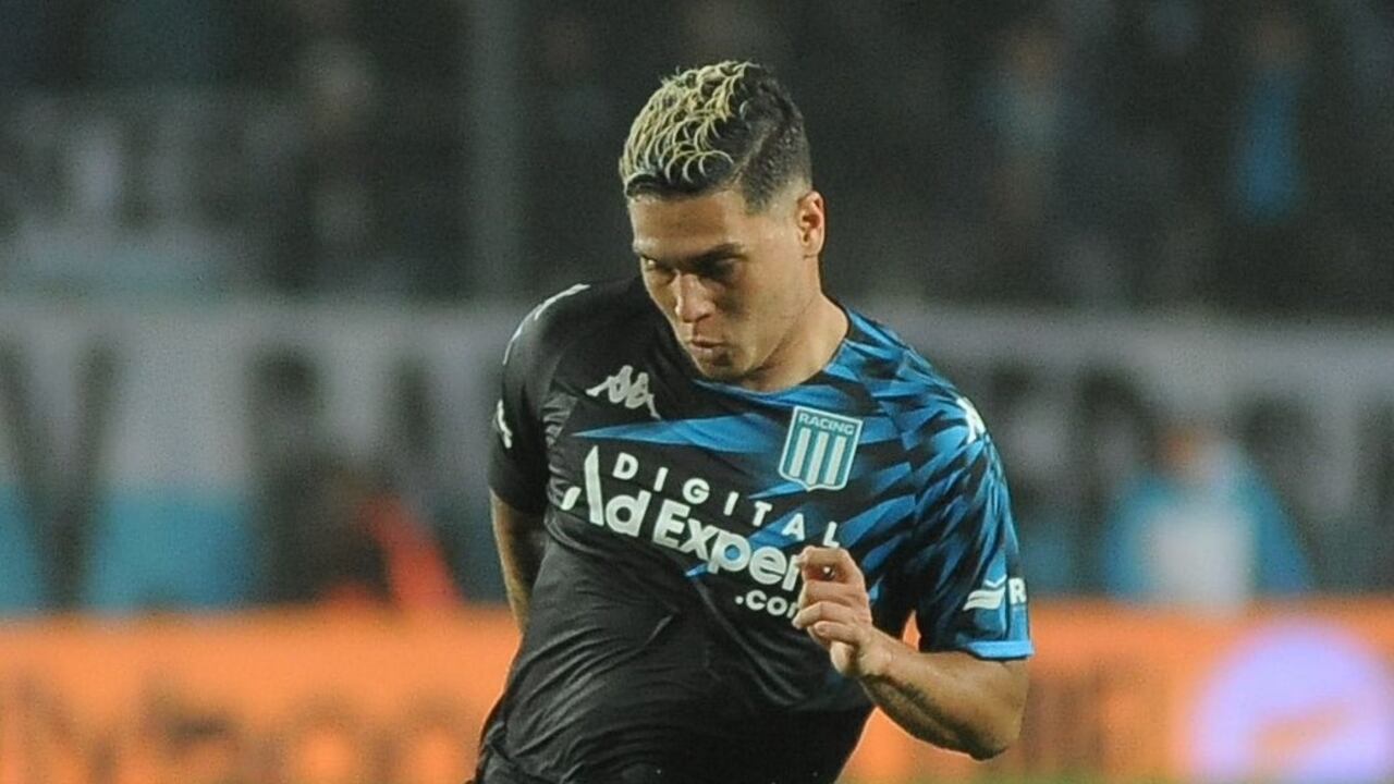 Juanfer Quintero, futbolista de Racing.