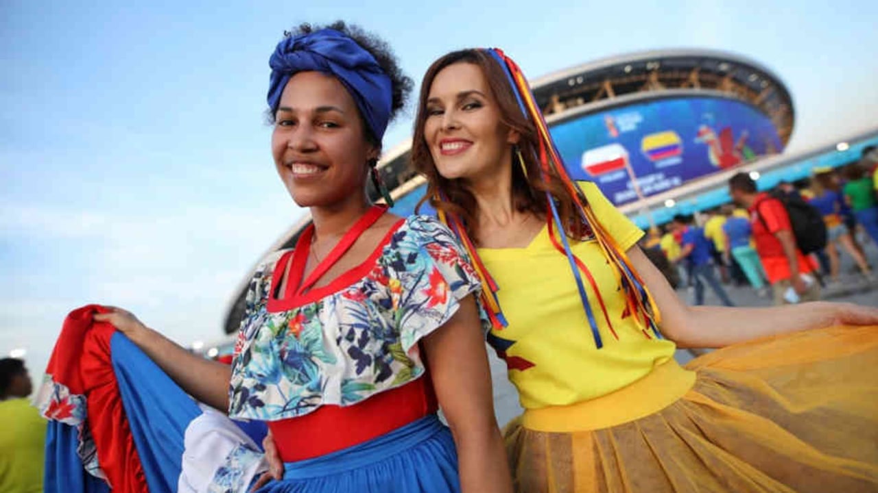 La Selección Colombia jugó en Kazán como en su casa