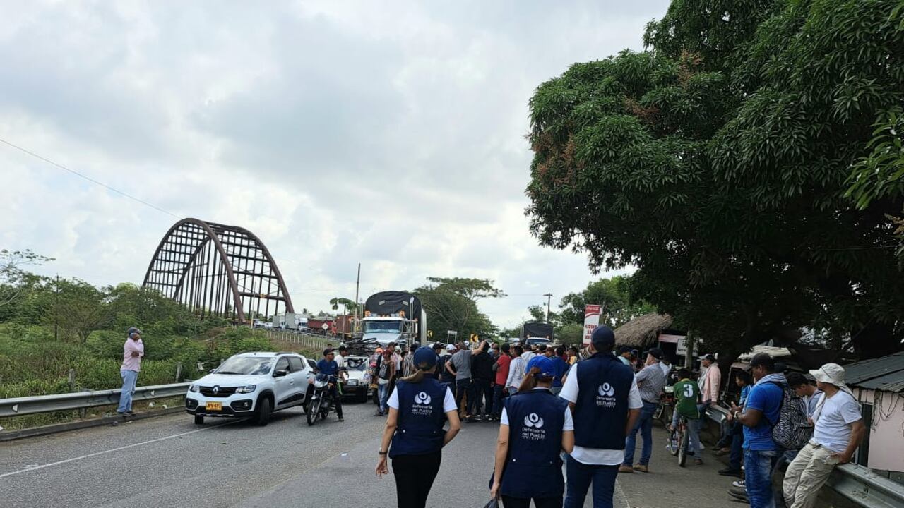 Protestas en La Mojana