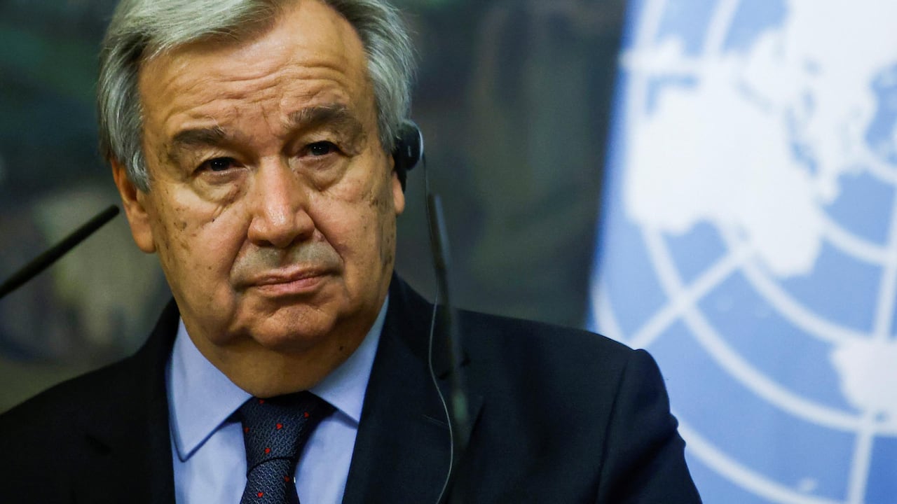 Antonio Guterres, secretario general de la Organización de Naciones Unidas.