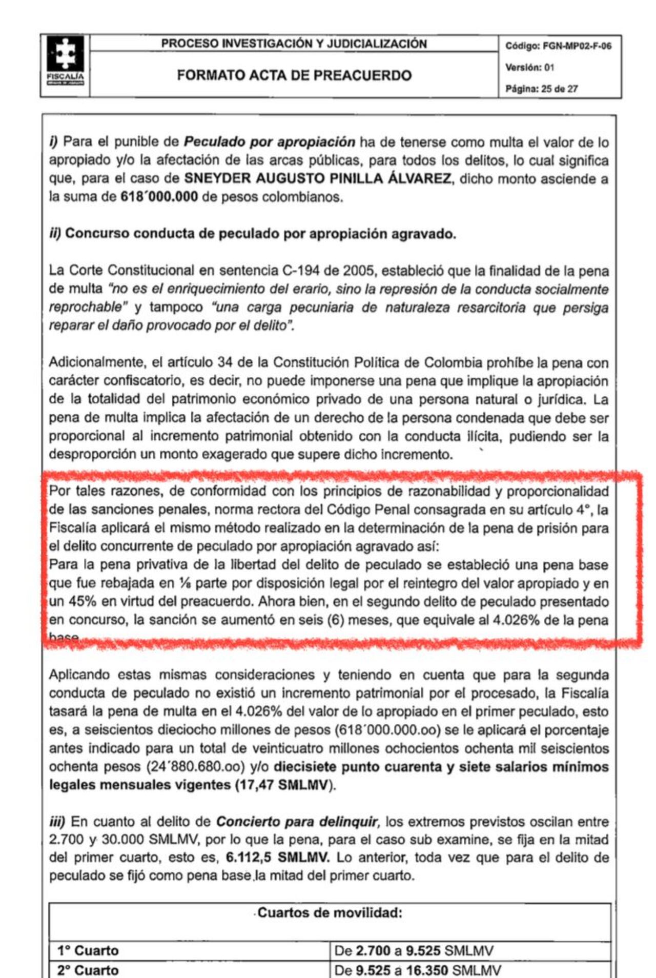 El exsubdirector de la UNGRD busca que un juez avale el acuerdo y se fijen los años que tendrá en la cárcel. Aquí el documento.