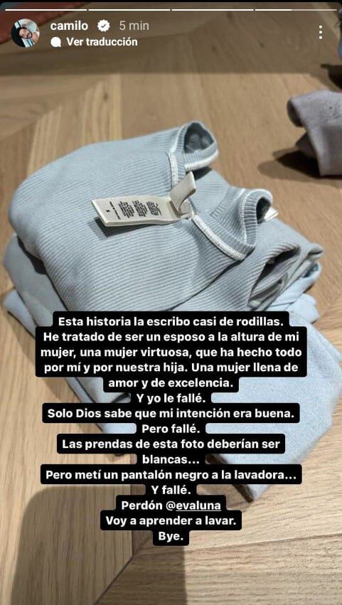 Camilo Echeverry le falló a Evaluna, ¿qué hizo?