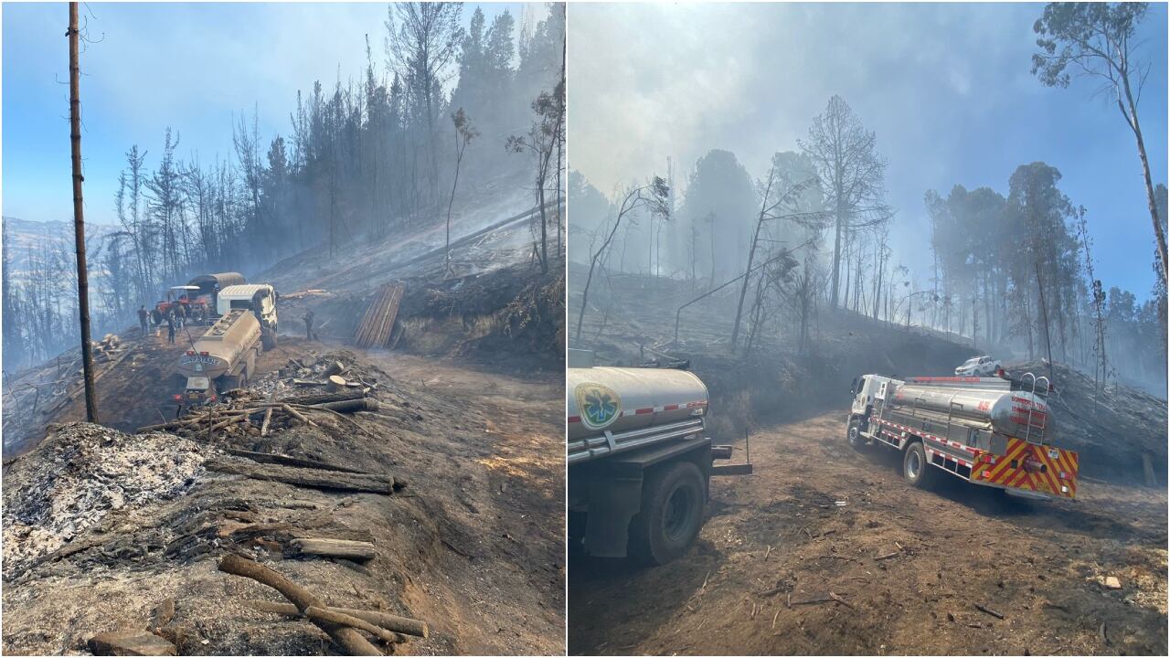 Incendio en Nemocón, Cundinamarca