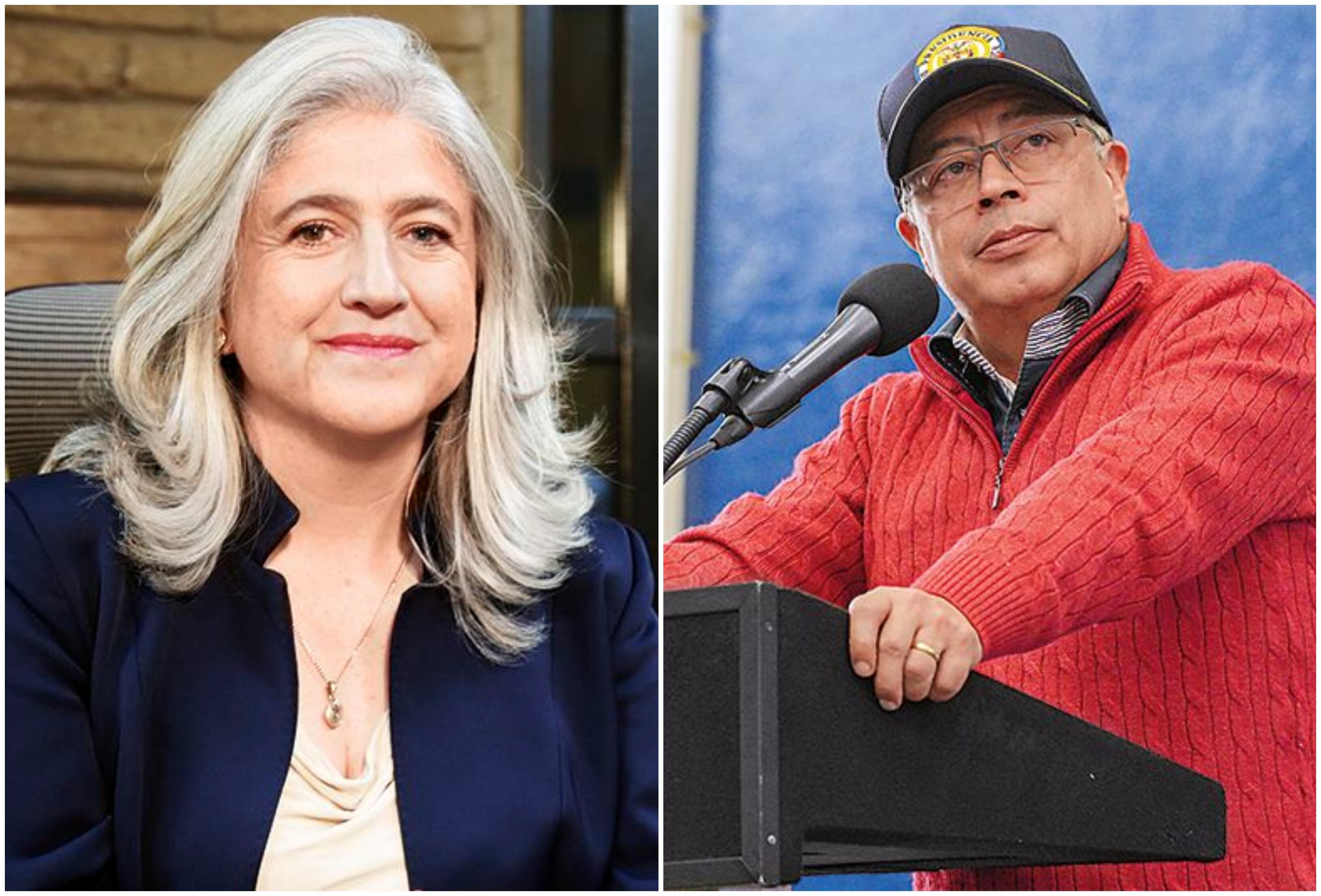 Presidente Gustavo Petro y Catalina Velasco