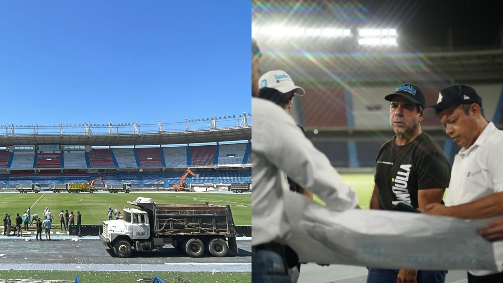 Remodelación del estadio Metropolitano y el alcalde Alejandro Char.