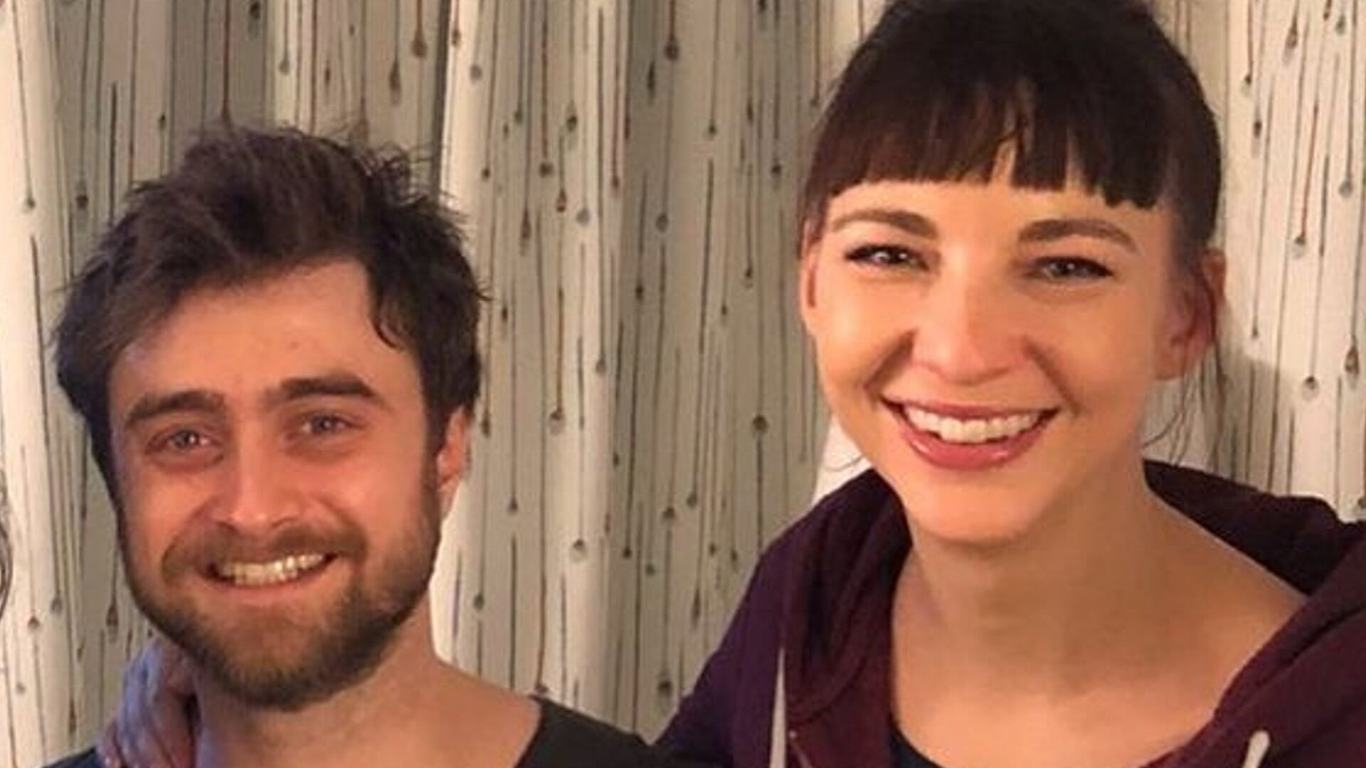 Daniel Radcliffe y Erin Darke llevan un noviazgo de años.